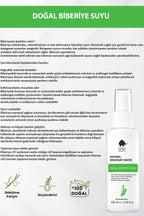 Biberiye Suyu Dökülme Karşıtı ve Saç Uzamasını Destekleyici Saç Toniği %100 Doğal ve Saf 100 ml