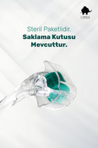 540 Titanyum İğneli Dermaroller - Dezenfektan Hediyeli - 0,50mm İğneli -  Saç Ve Cilt Bakım